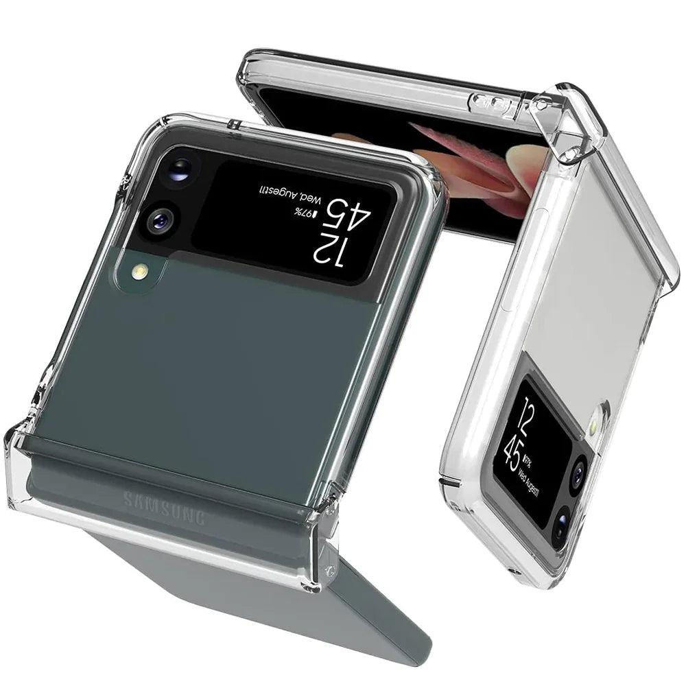 Araree Nukin360 Series Case For Samsung Galaxy Z Flip 3 - Clear - Tashqila Araree Nukin360 Series Case For Samsung Galaxy Z Flip 3 - Clear - Tashqila
